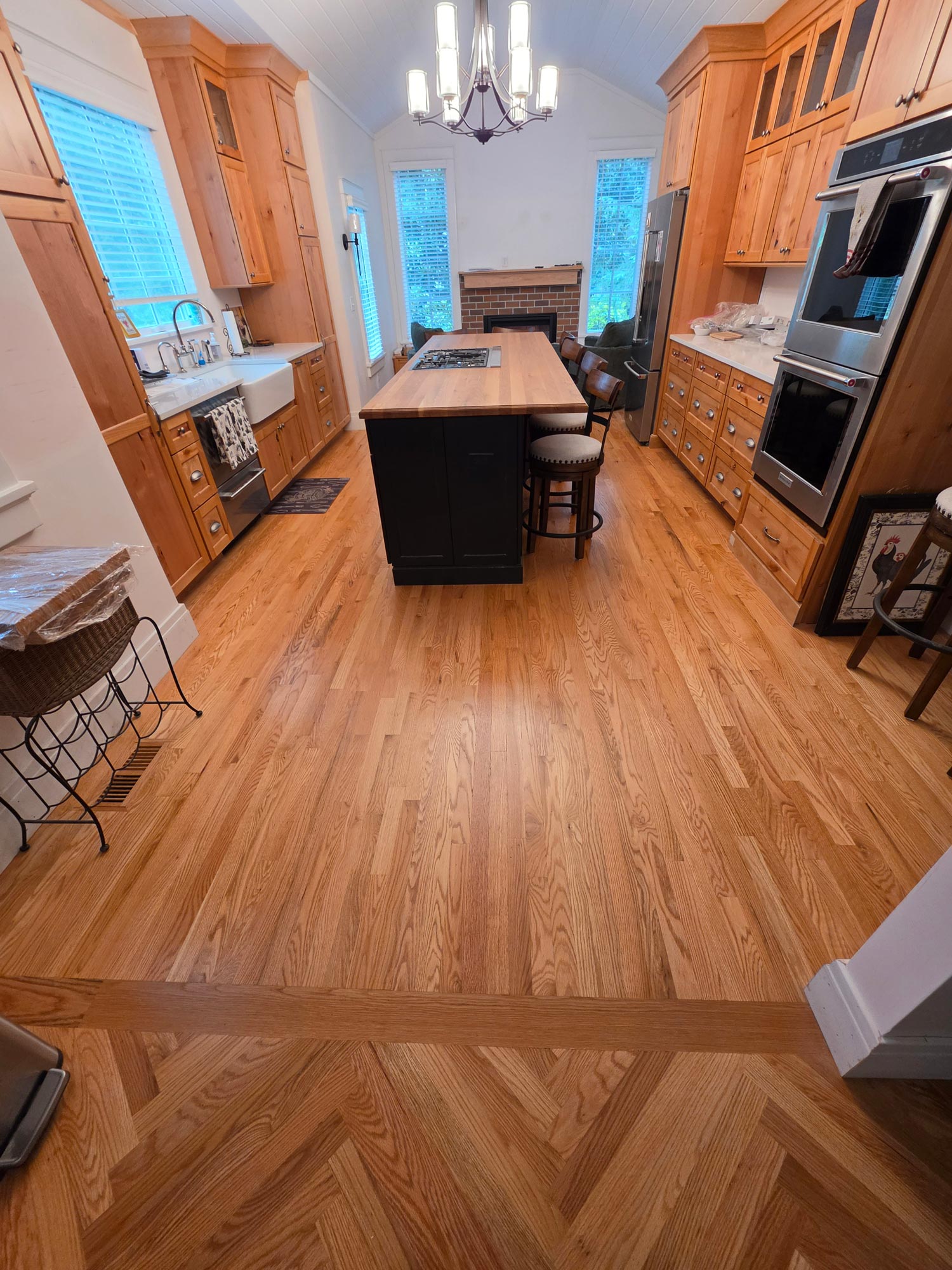 Brand new relocated kitchen with keeping room Brand new relocated kitchen with keeping room