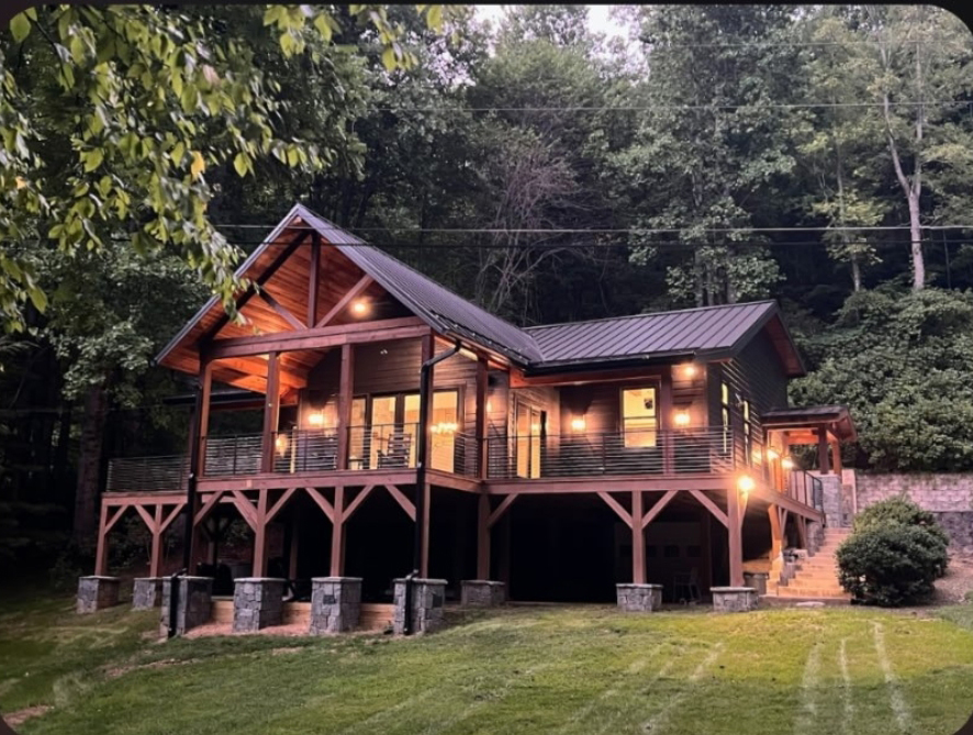 Maggie Valley whole house renovation with large addition by Mountain Remodeling of WNC